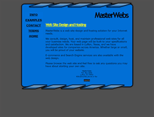 Tablet Screenshot of masterwebs.com